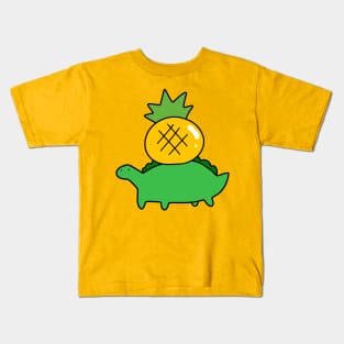 Pineapple Stegosaurus Kids T-Shirt